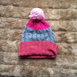 Pink Pom Pom hat